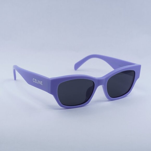 ?️ New Celine CL40197U 78A Sunglasses - Shiny Lilac Frame, Smoke Lenses main image 8